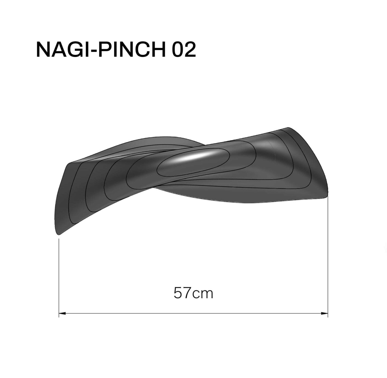 【木製クライミングホールド】NAGI-PINCH 02