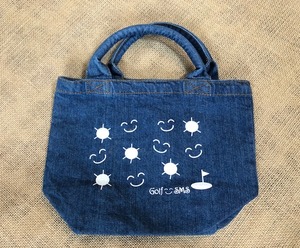 Logo Denim Tote