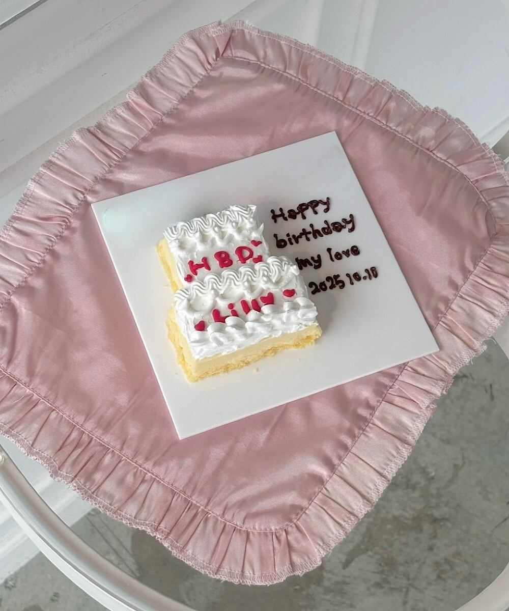 Lilly cafe予約販売】 メッセージ付きプレートケーキ | lilLilly