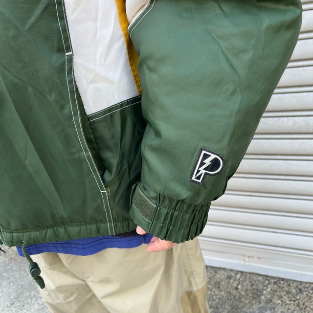 『送料無料』90s グリーンベイパッカーズ 中綿ナイロンブルゾン PROPLAYER