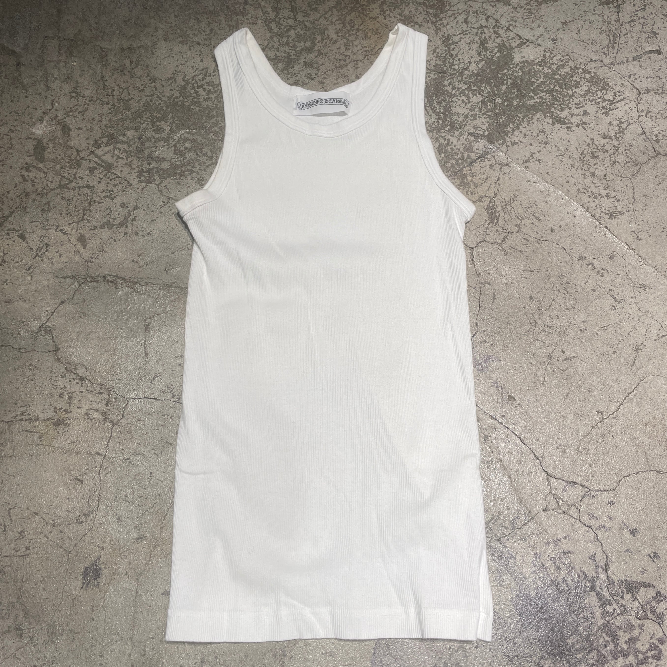 Chrome Hearts クロムハーツ タンクトップ ホワイト sizeS【表参道t  