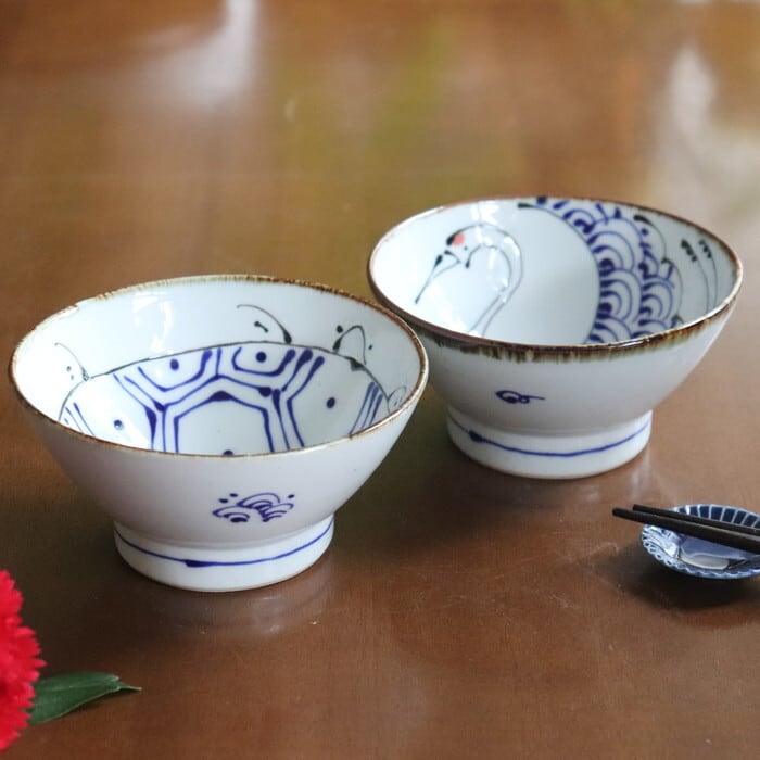 波佐見焼 翔芳窯 くらわんか碗 飯碗 Hasami-yaki Rice bowl #140 | 和