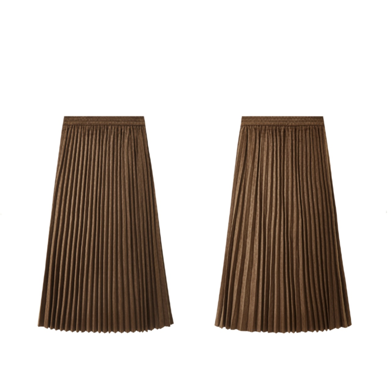 Aラインプリーツミディスカート W00343