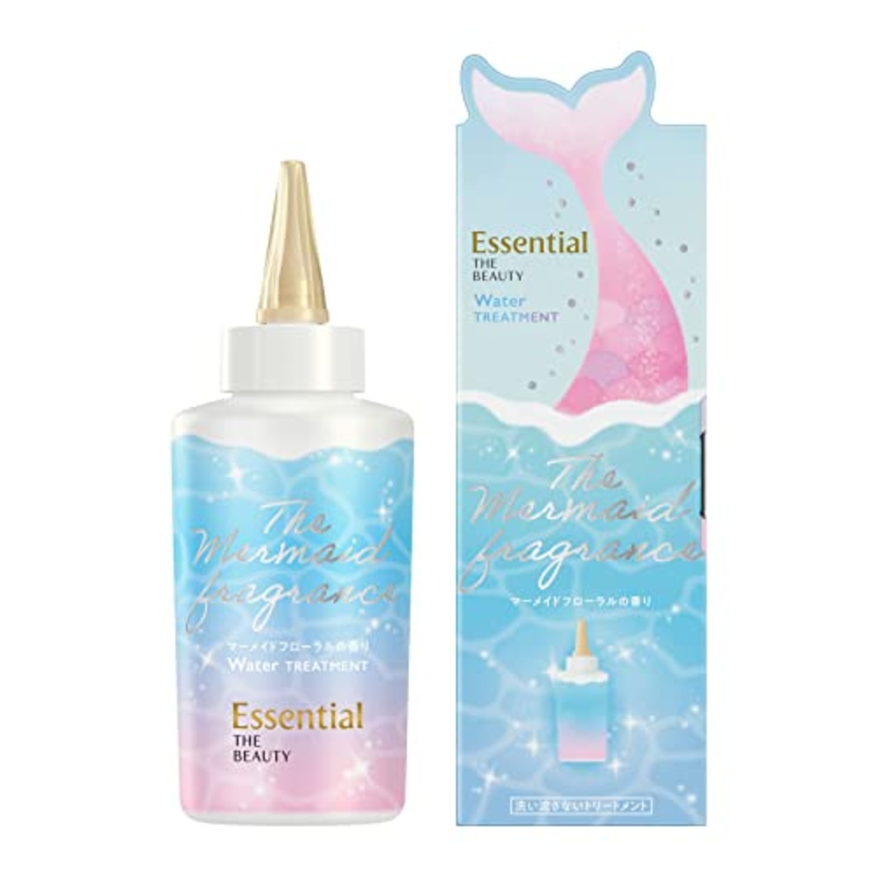 【デザイン】エッセンシャルザビューティ 髪のキメ美容ウォータートリートメント200ml マーメイドフローラルの香り 洗い流さないトリートメント