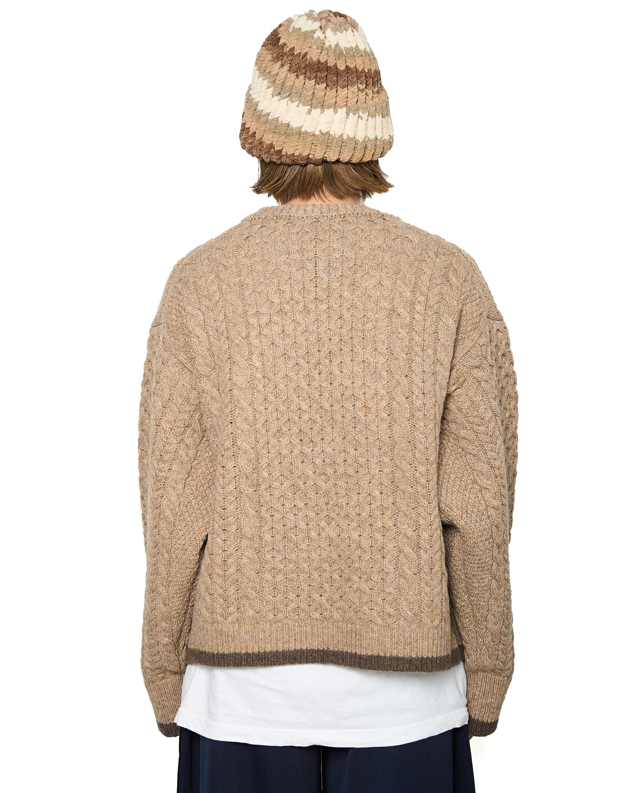 refomed "GUNTE KNIT SWEATER〔BEIGE〕"