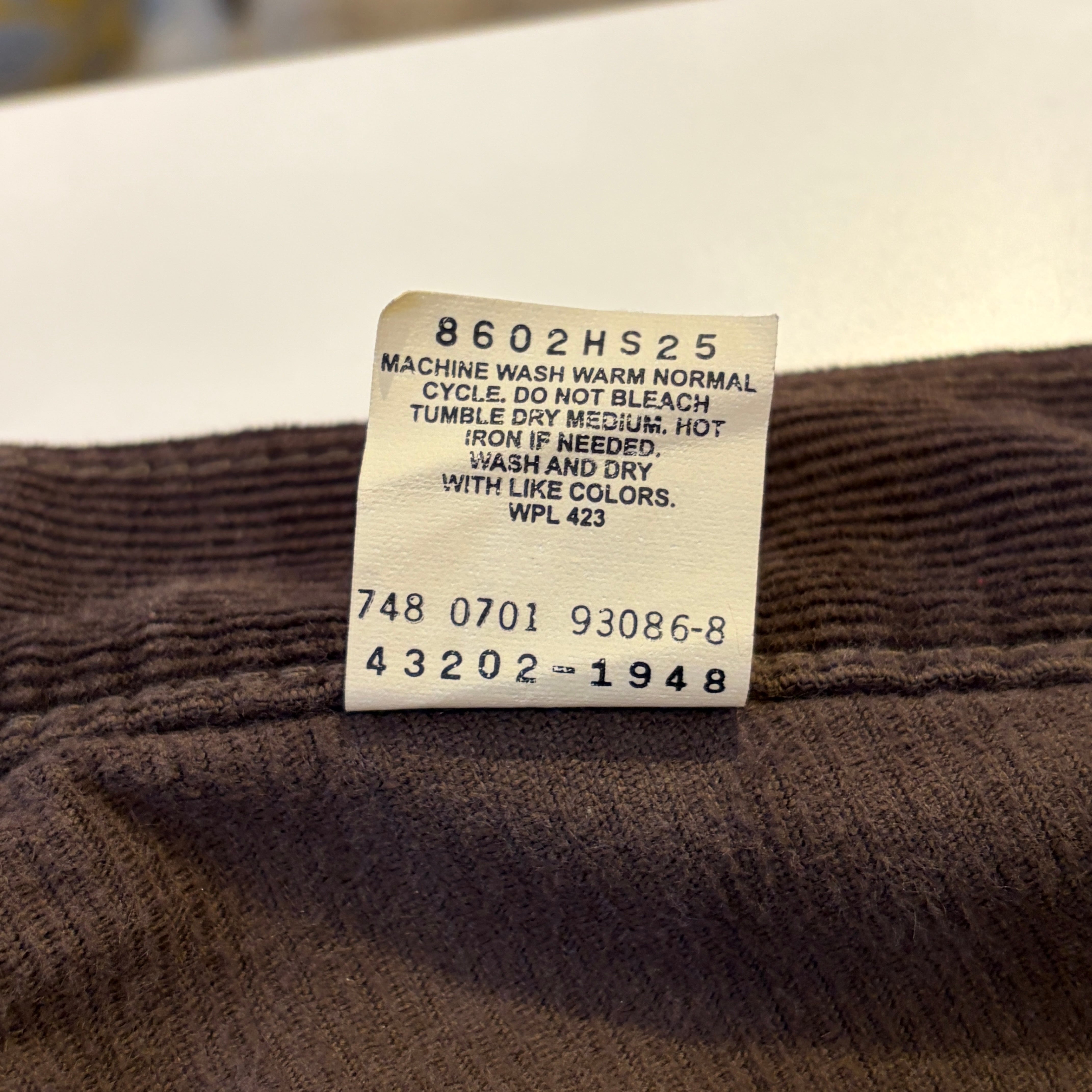 2000s LEVI'S CORDS PAINTER PANT BROWN | safarionline