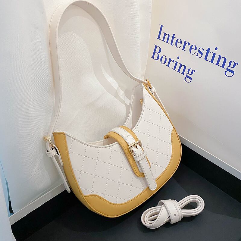 フレンチニッチデザインバッグレディース2020人気の新しいトレンディなファッションワンショルダー脇の下バッグネットレッドオールマッチメッセンジャーバッグ Tiancai_Wing_Bag3223032