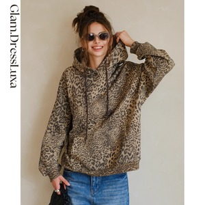 Leopard Pattern フーディ_T1577