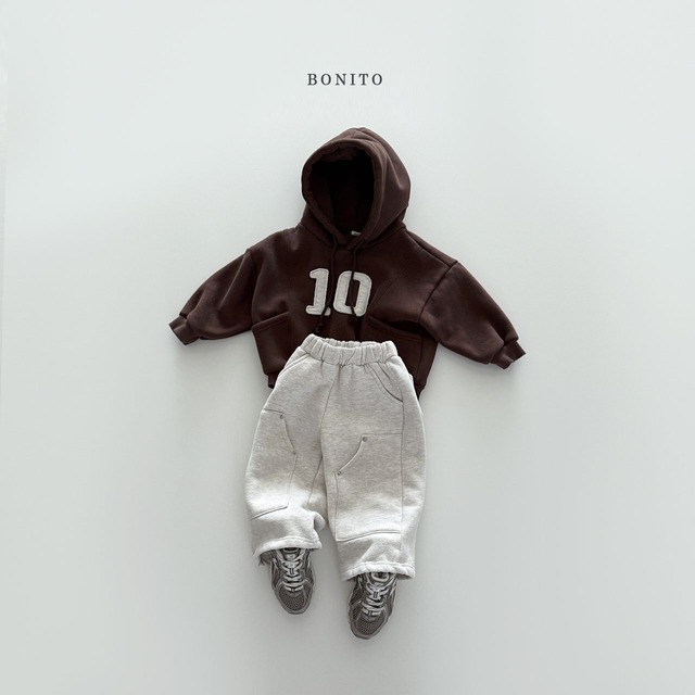 [即納S]≪BONITO≫10-Panel Hoodie brown 19