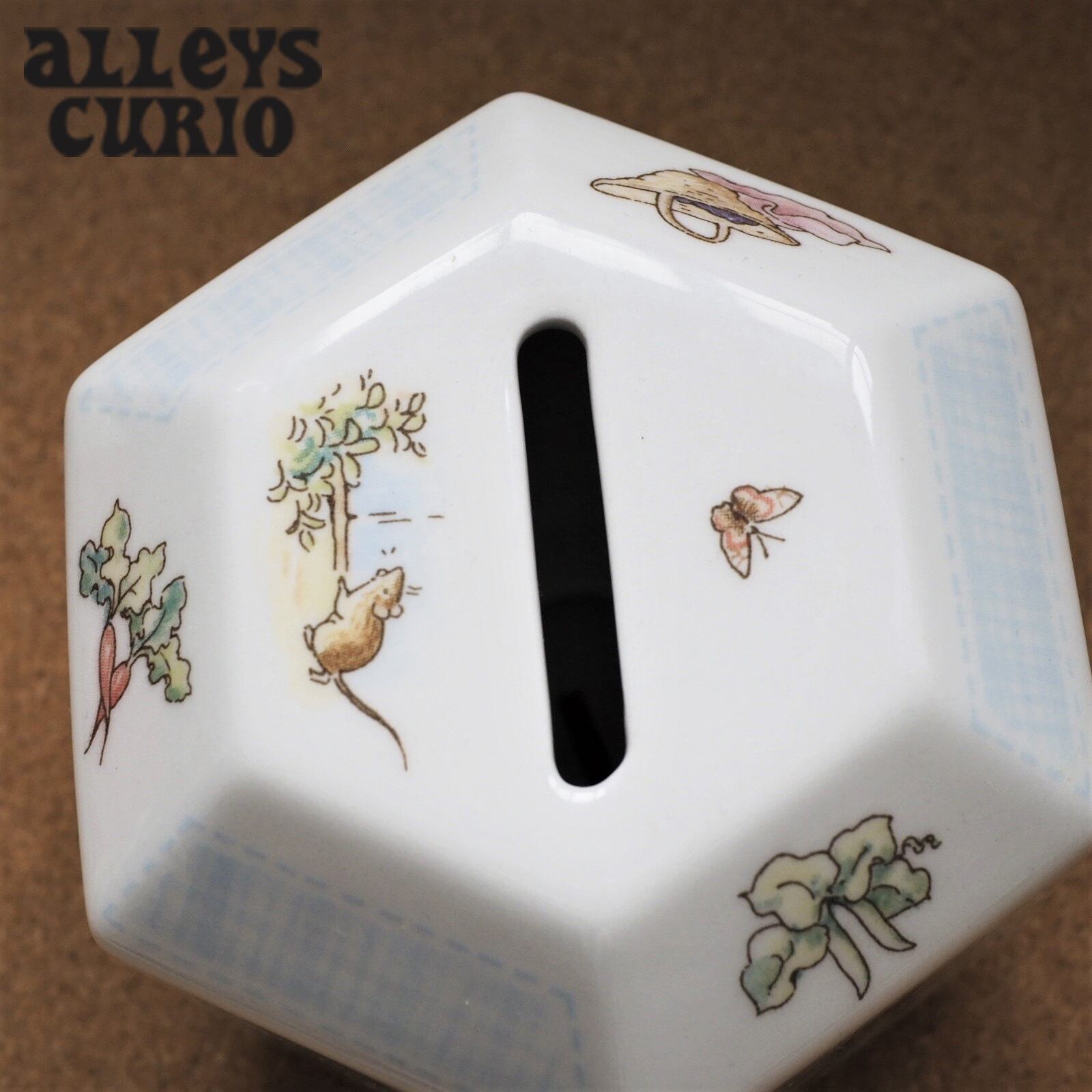 WEDG WOOD ピーターラビット貯金箱 PETER RABBIT Reserch at The