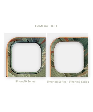 Wood Case - Banana Leaves