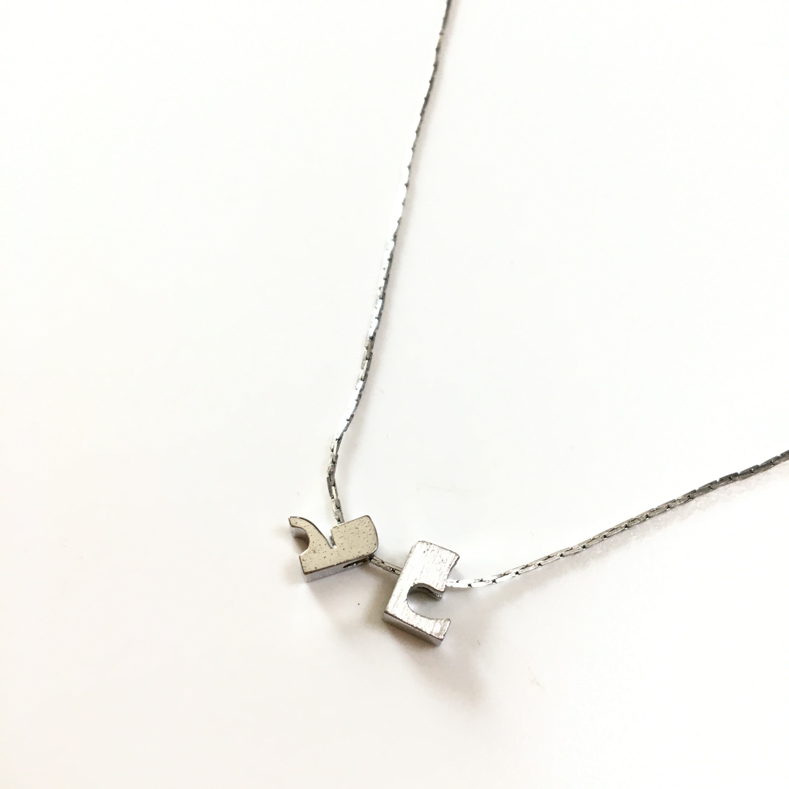 courreges necklace LOGO シルバークレージュ ネックレス シルバー  