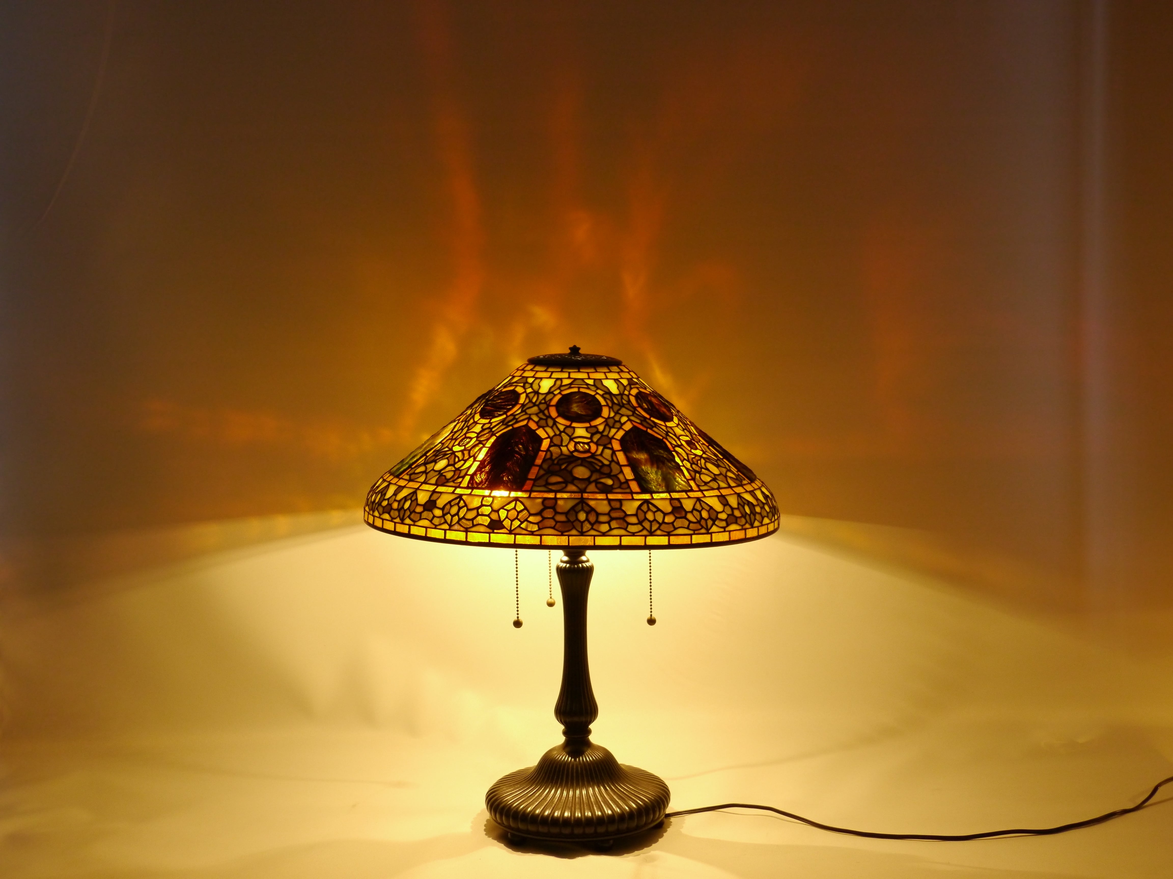 ステンドグラス】ティファニーランプ インテリア ロシアン _YY