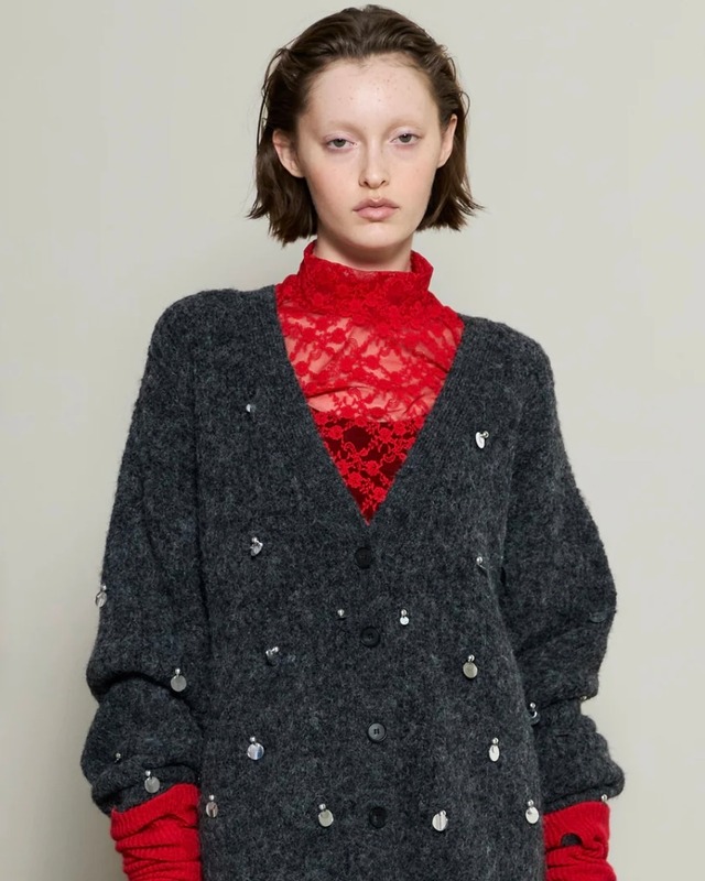 【MAISON SPECIAL】Spangle Knit Cardigan