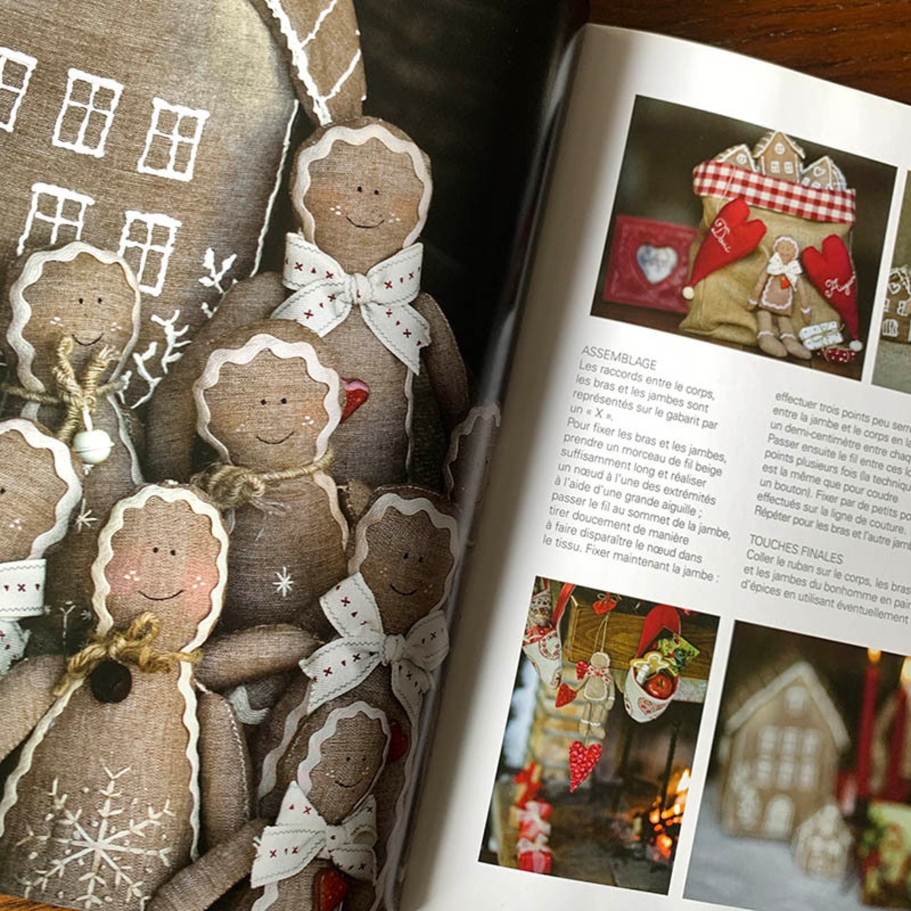 古書 クリスマスのシャビーホーム（型紙付き）フランス古本 12PScp18-1