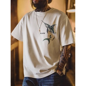 ポケットグラフィック遊び心Tシャツ 10144