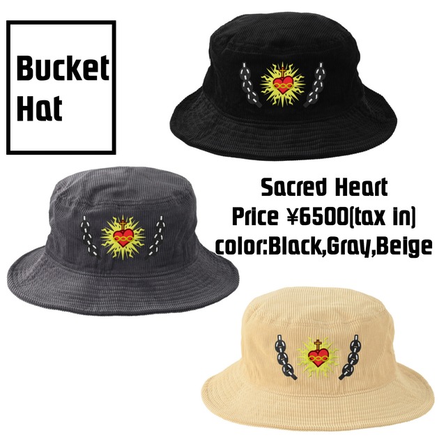 Sacred Heart Hat (セイクリッド ハート ハット)【Gray】