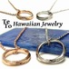 【ハワイアンジュエリー / HawaiianJewelry】 リングネックレス/ネックレス プルメリア スクロール ホヌ (gps8737)