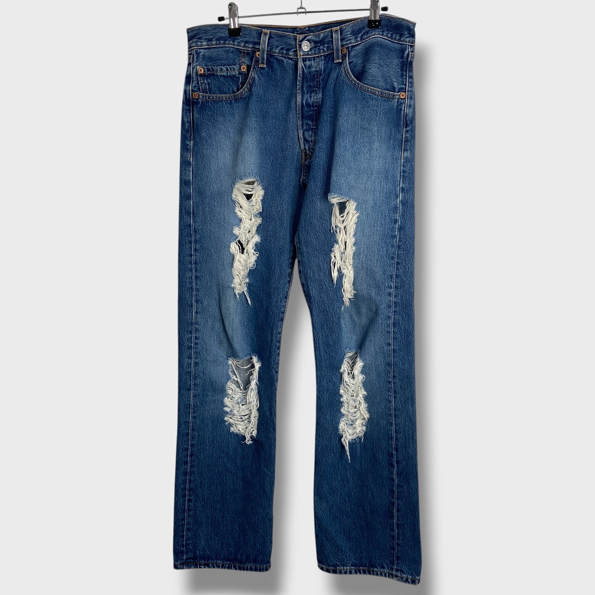 00s Levi's501 クラッシュカスタムデニムパンツ W32L32 | 古着屋 Uan