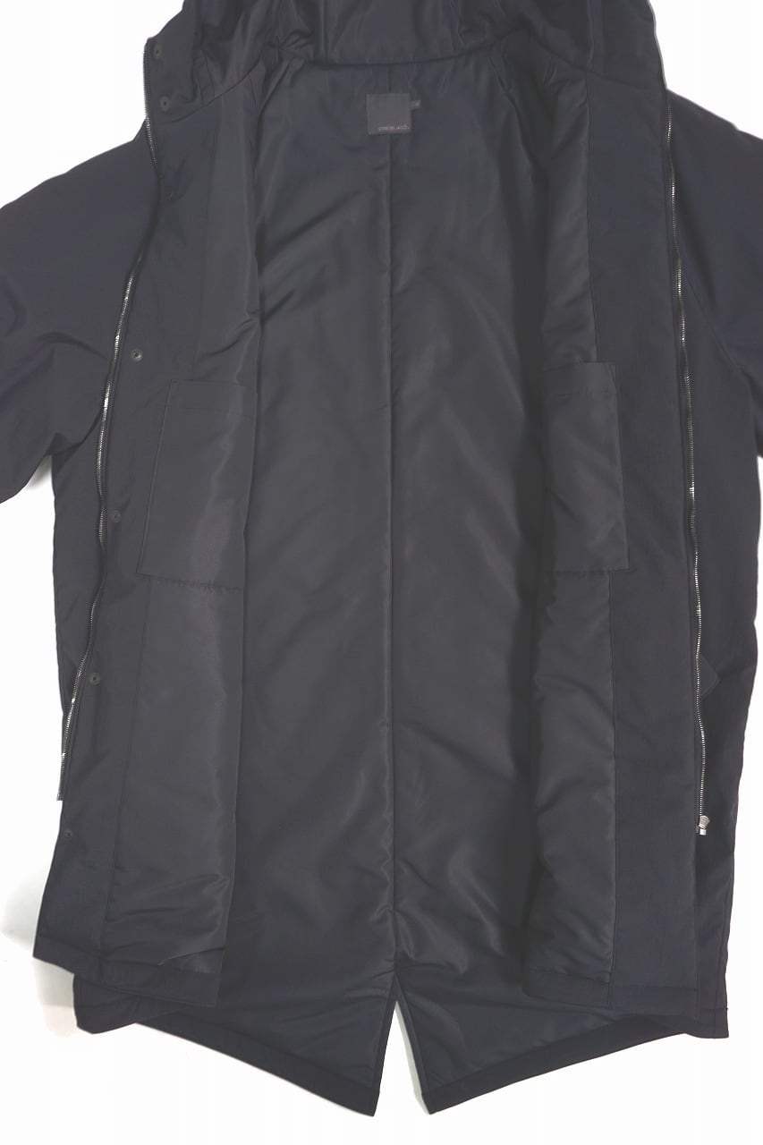 Nylon Padded Hoodie Coat
