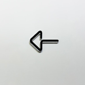 ツケレルン(ピクトサイン)軽量 アクリル 壁付け 看板 標識 (矢印03)kabe-0056