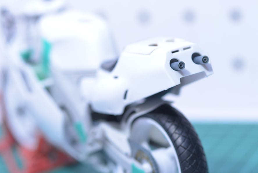 1/12 TZR250(3MA)用社外チャンバー、マフラー(レーシングチャンバー