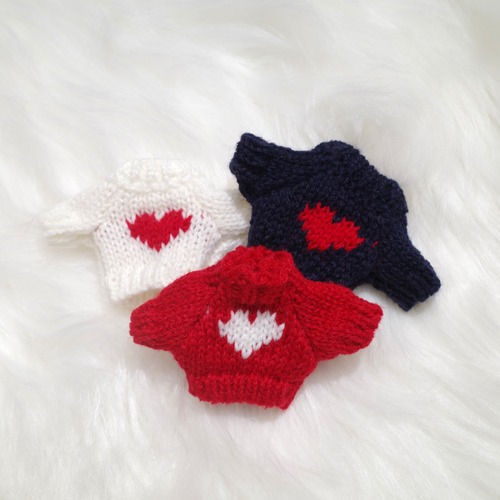 valentine mini knit - for keyholder -