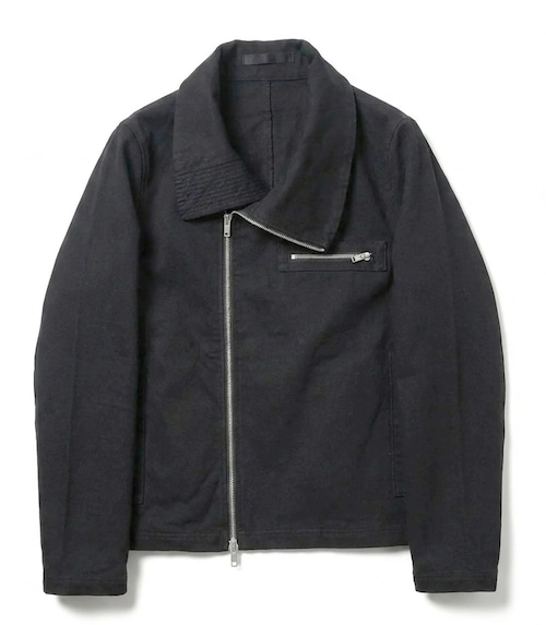 【9月13日入荷予定】 High Collar Duck Fabric Blouson Black