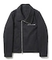 【9月13日入荷予定】 High Collar Duck Fabric Blouson Black