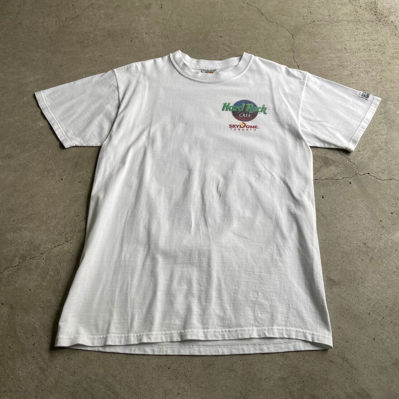 90年代 NATIONAL 7UP セブンアップ バックプリント アドバタイジングTシャツ USA製 メンズM ヴィンテージ /eaa361504