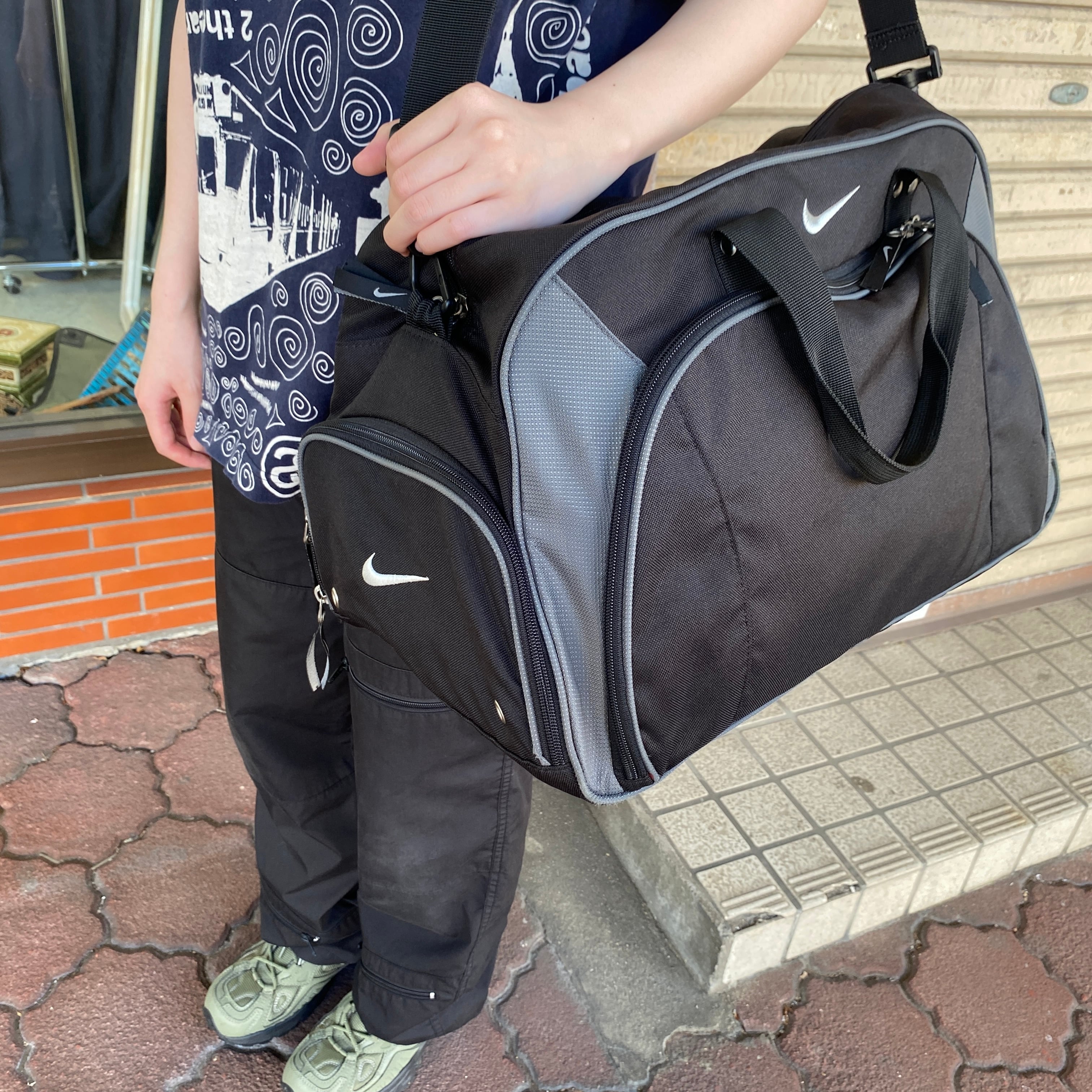 y2k  OAKLEY Metallic Boston Bag 大容量　テック系