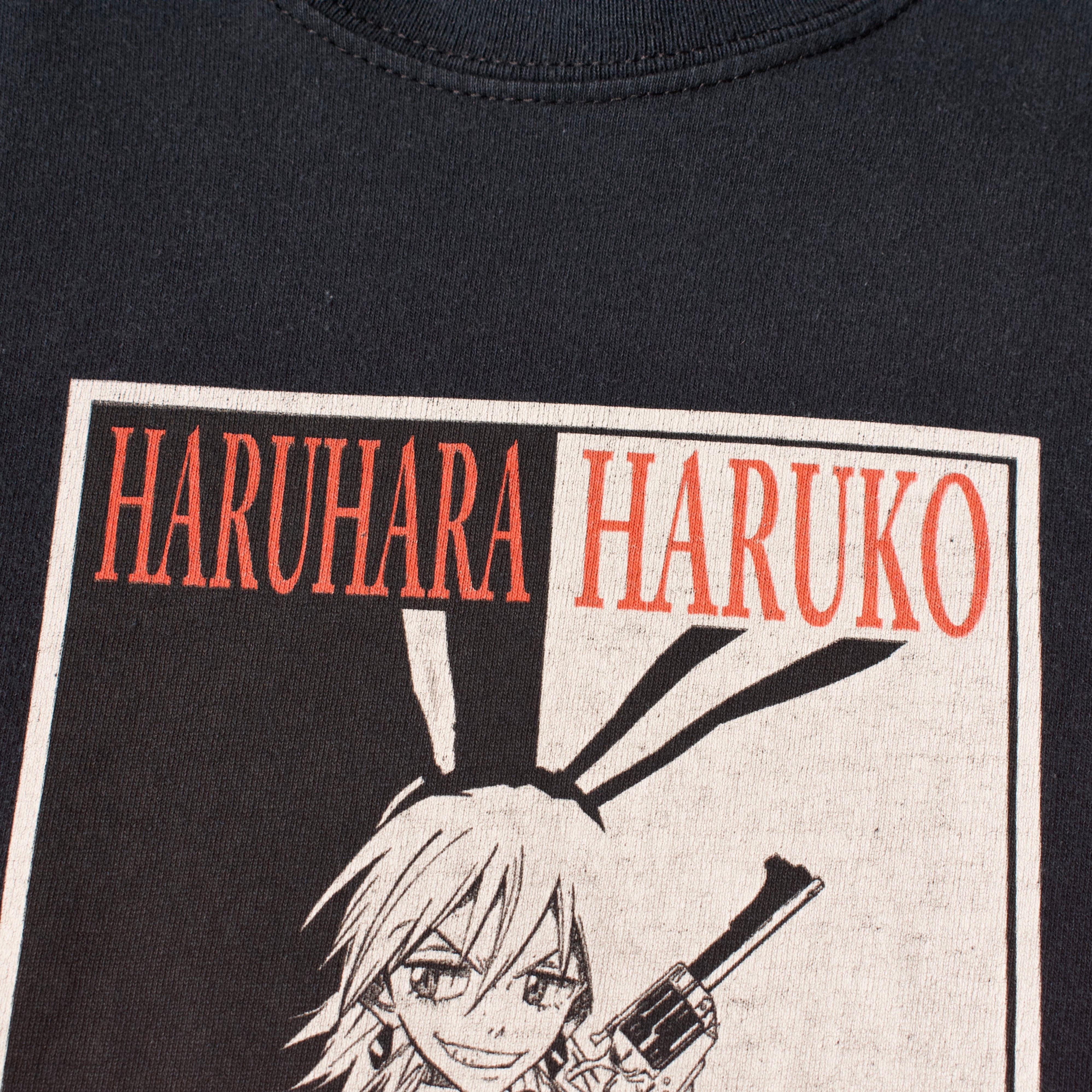 VINTAGE】 “FLCL” 『ハルハラ・ハル子』 Front Printed Anime T-shirt