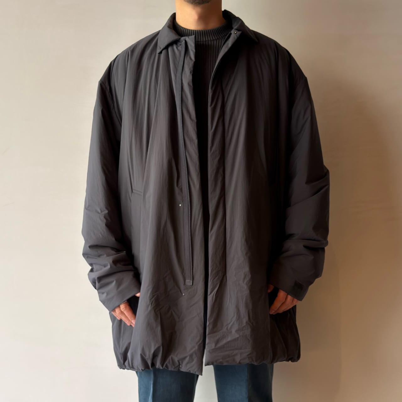 N.HOOLYWOOD エヌハリウッドBALMACAAN COAT N.HOOLYWOOD - BALMACAAN COAT （GRAY） / ステンカラー コート