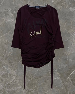 "NICOLE CLUB" draw code design top