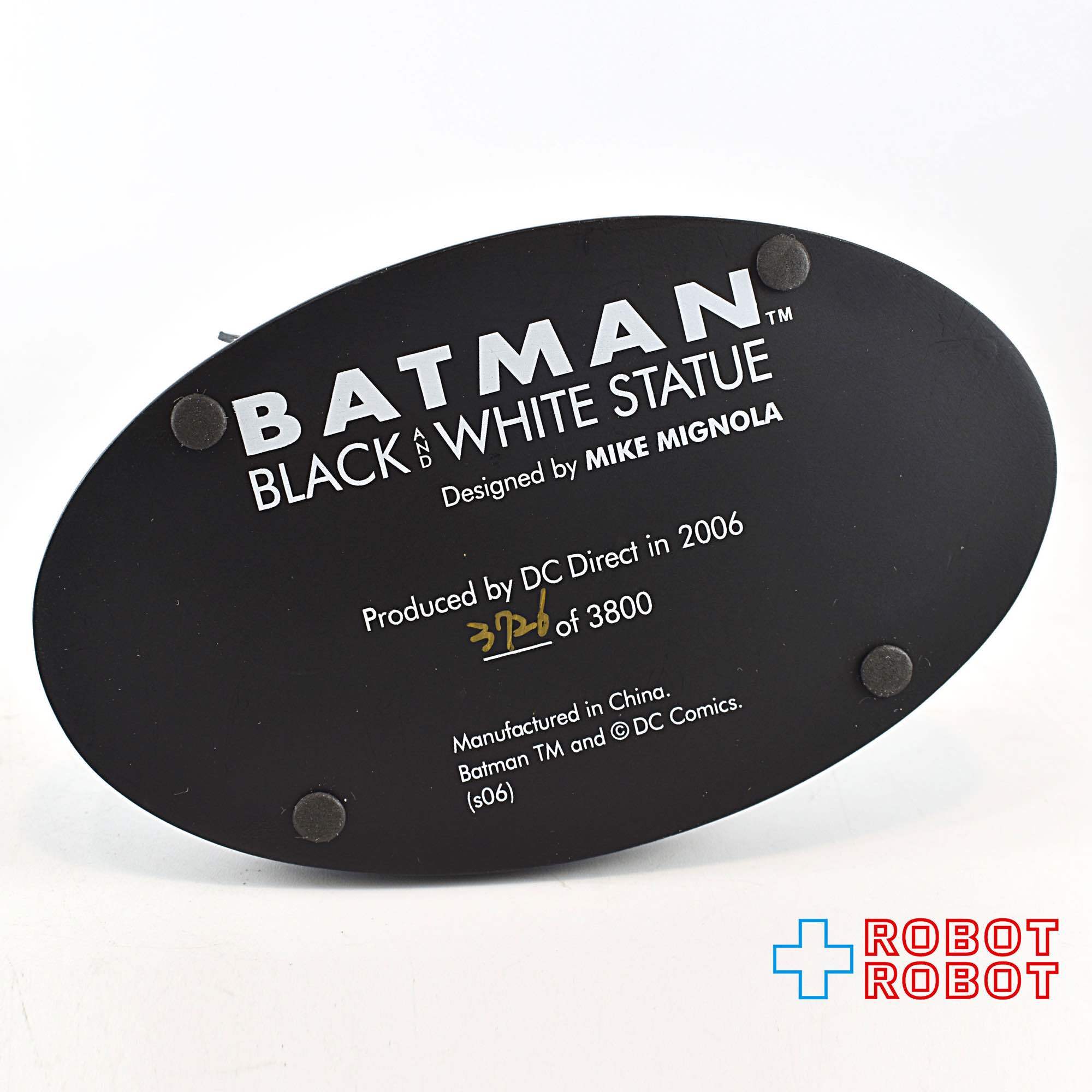 DCコミックス ブラック＆ホワイト バットマン スタチュー By マイク 