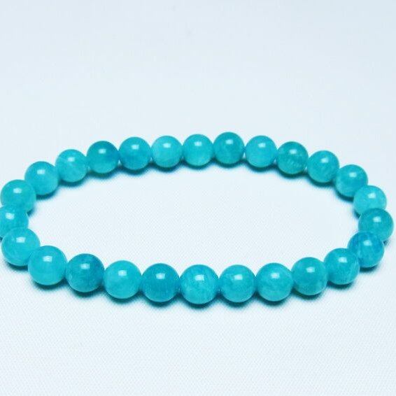 アマゾナイト ブレスレット 7mm 一点物 メール便可 [M便 1/10] 111-47809