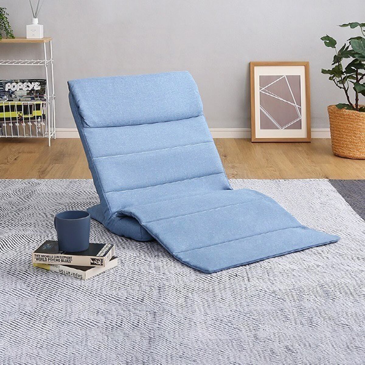 折りたたみ スリム 座椅子 42段階のギア ロータイプ