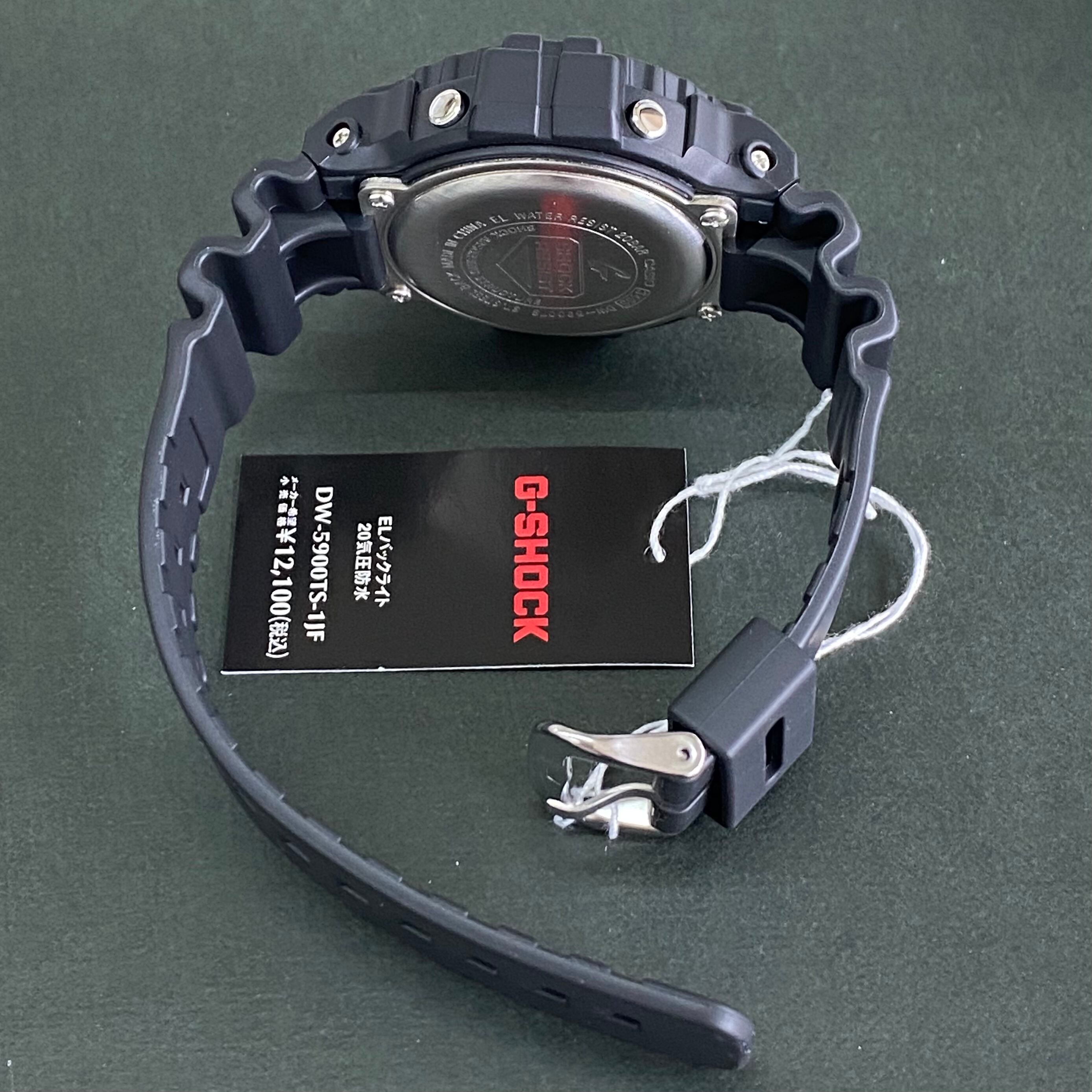 特価☆カシオ G-SHOCK DW-5900TS-1JF グリーン文字盤 耐衝撃 20気圧