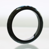 【内径 約57.5mm】 Black Facetcut 翡翠バングル A貨翡翠 jd_bg1426