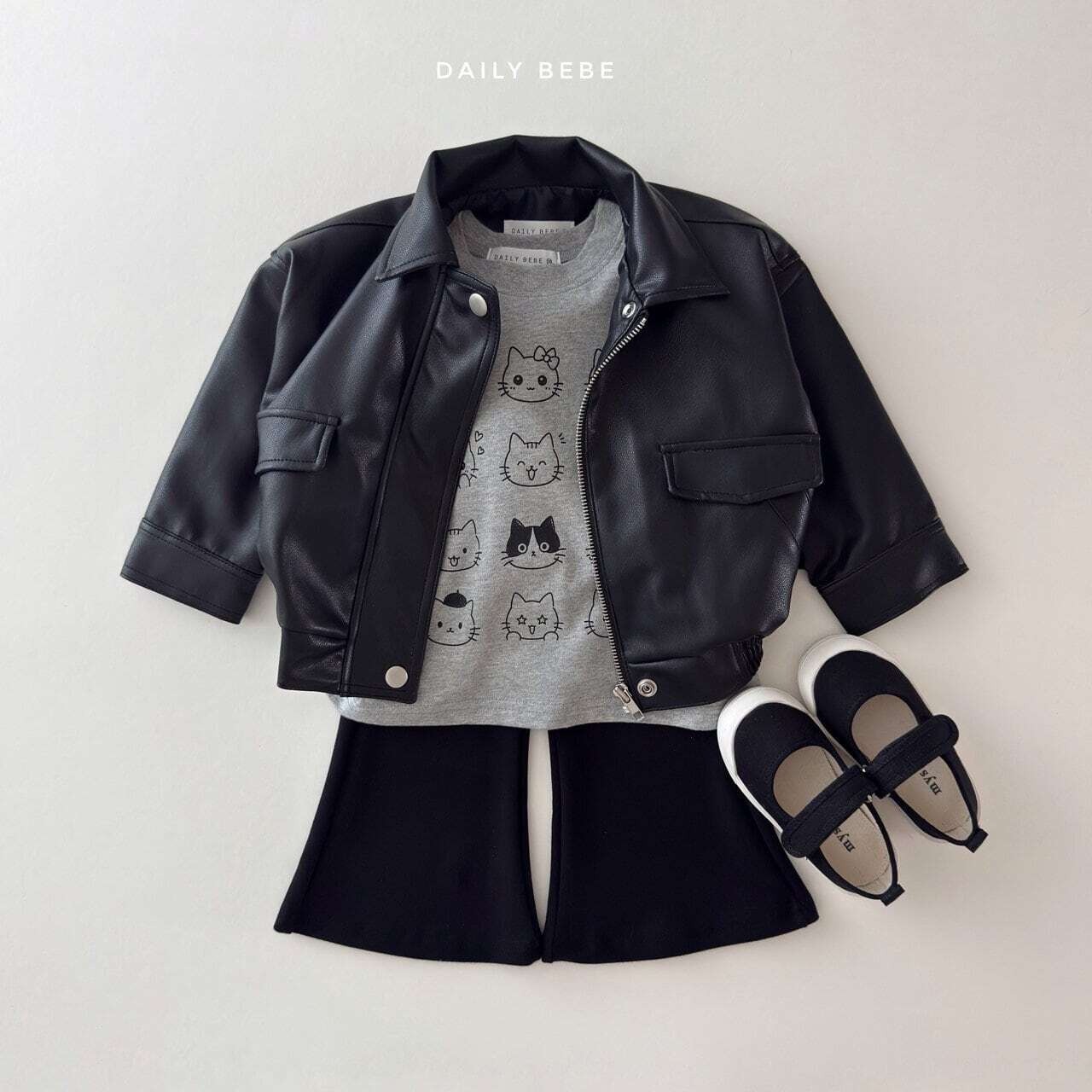 【取寄】Dailybebe もちブーツカットパンツ｜秋服｜韓国子供服｜26/AT