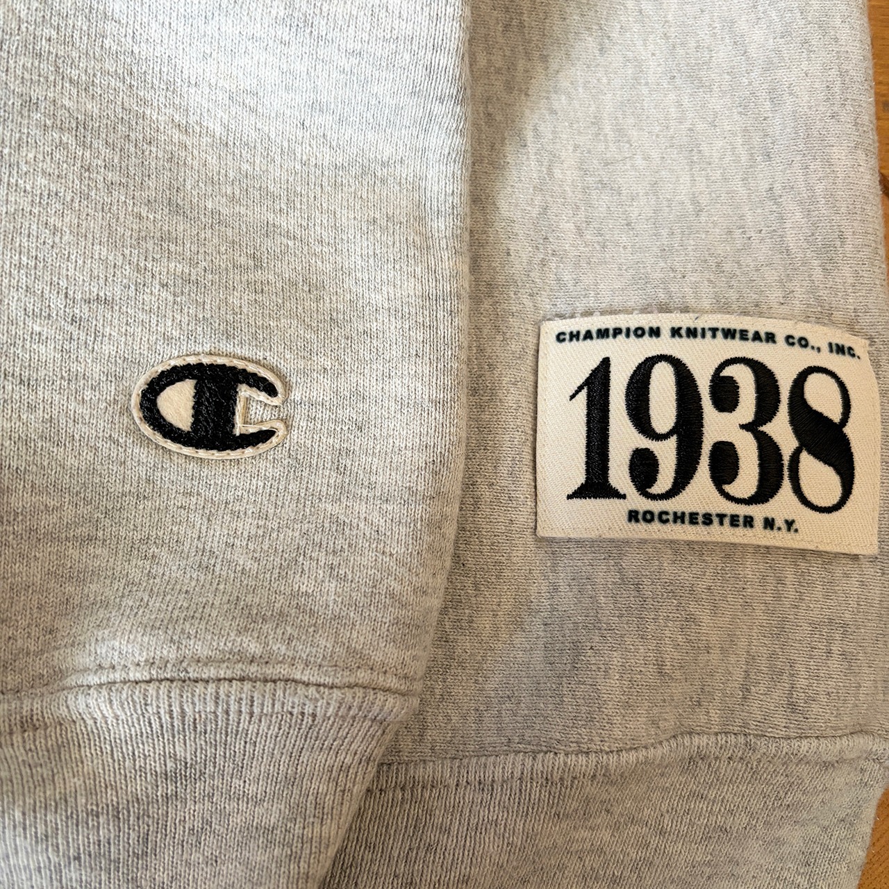 Campion Reverse Weave 1938 Double V 1st Model チャンピオン リバースウィーブ 1938 両V 80周年記念モデル Made in USA 中古極上品