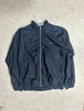 【90s-00s 白タグ】NIKE ナイキ フルジップ ナイロンジャケット 背面ベンチレーション ブラック メンズL（12-14）
