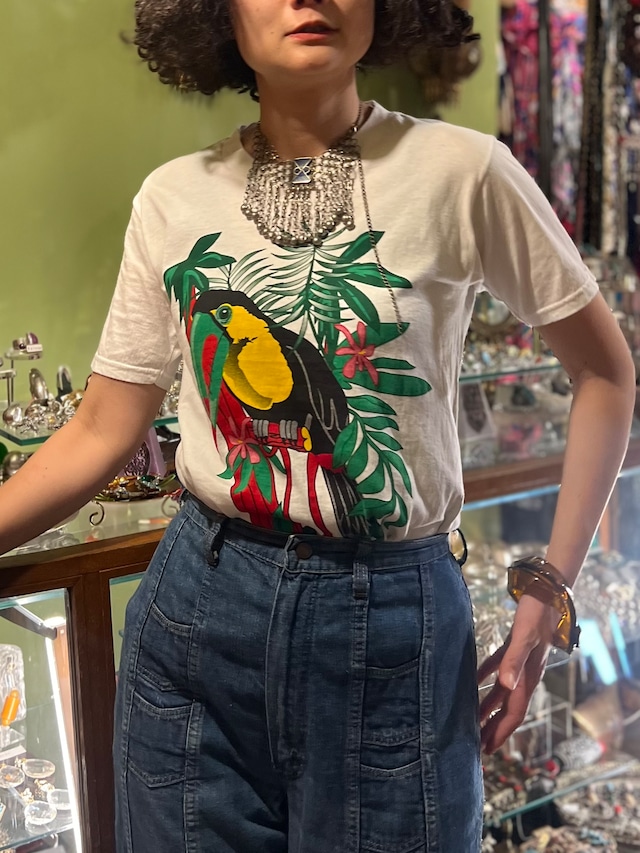 Vintage bird T-shirt ( ヴィンテージ 鳥柄 Tシャツ )