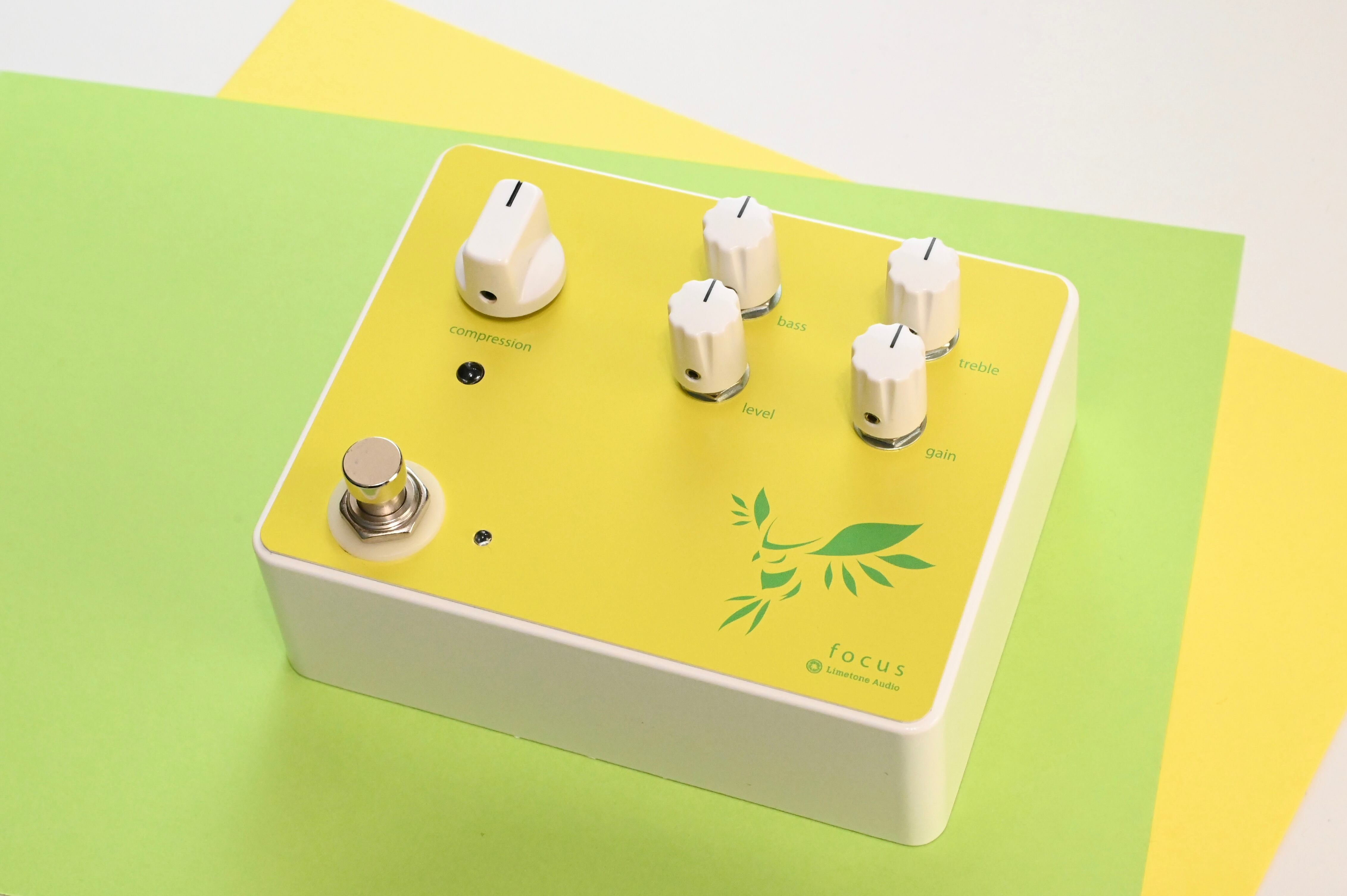 Limetone Audio Focus Acid Yellow - ギターエフェクター