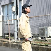ANACHRONORM / REMAKED HERRINGBONE MILITARY SHIRTS JACKET