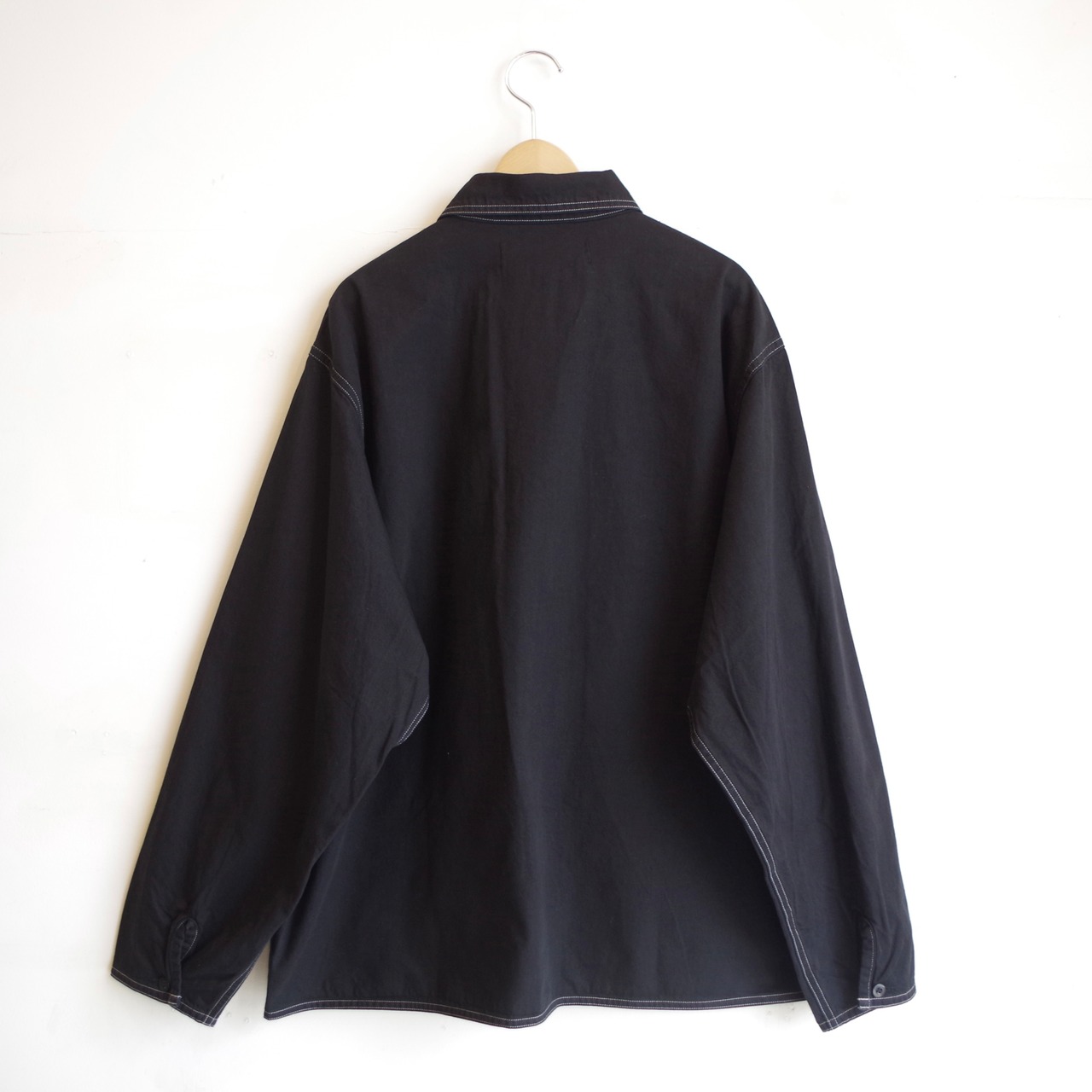 HATSKI  Faux Pullover Denim Shirt