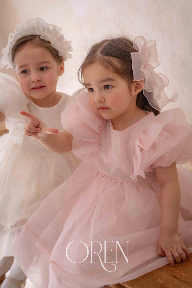 【即納】<OREN>  Ines organza one-piece