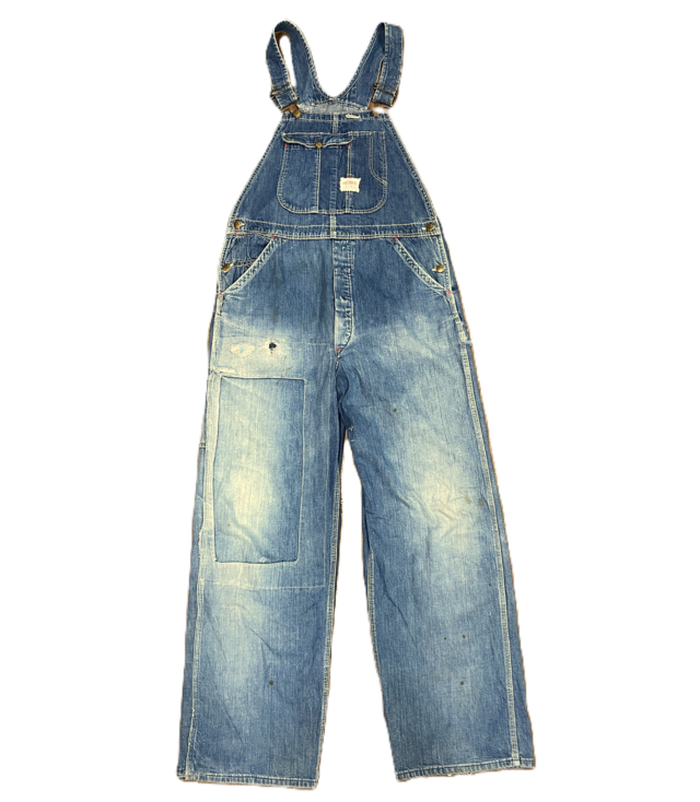 1970s USA製 Lee ヒッコリーオーバーオール UNION MADE | JERRY BEANS