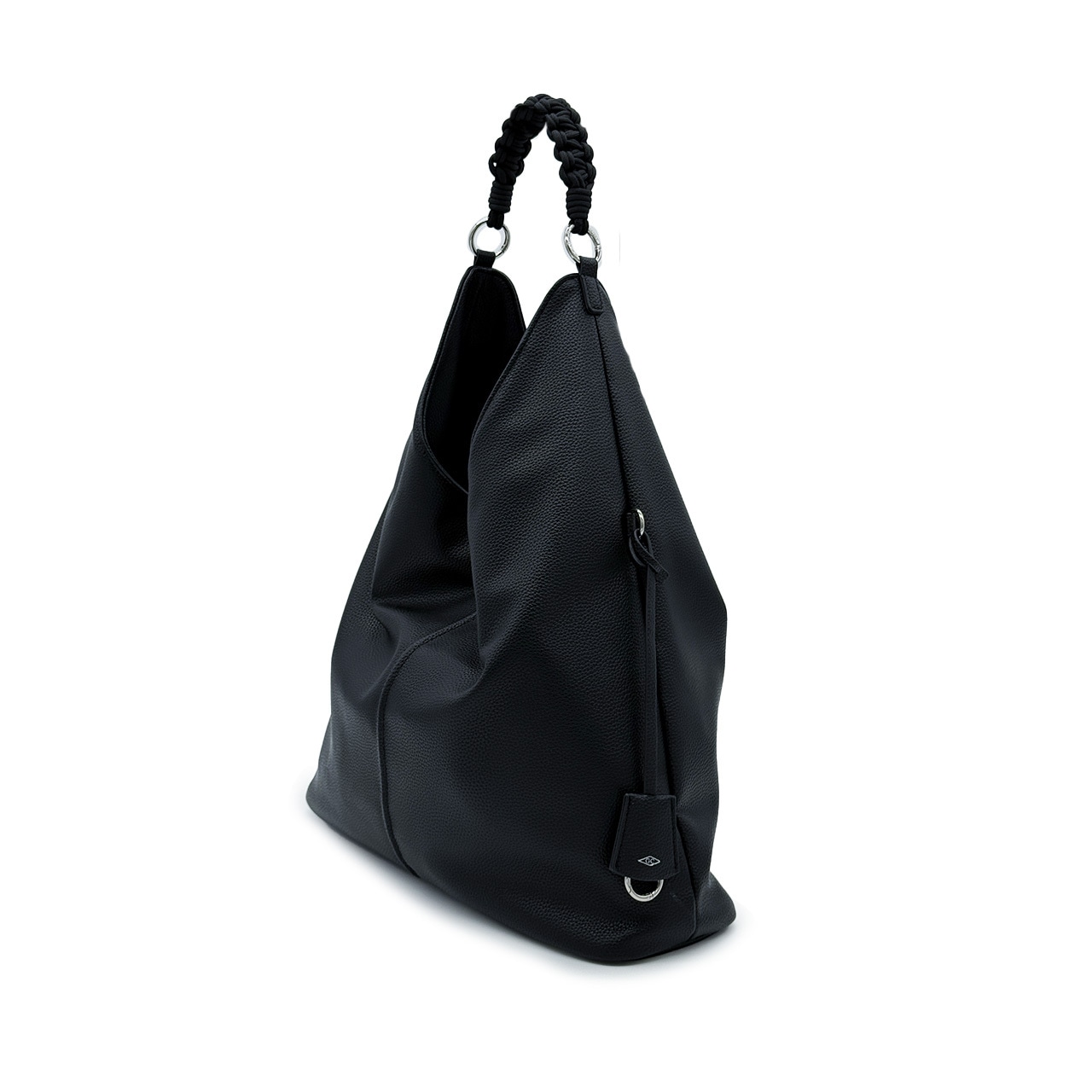 Woven handle Hobo Bag