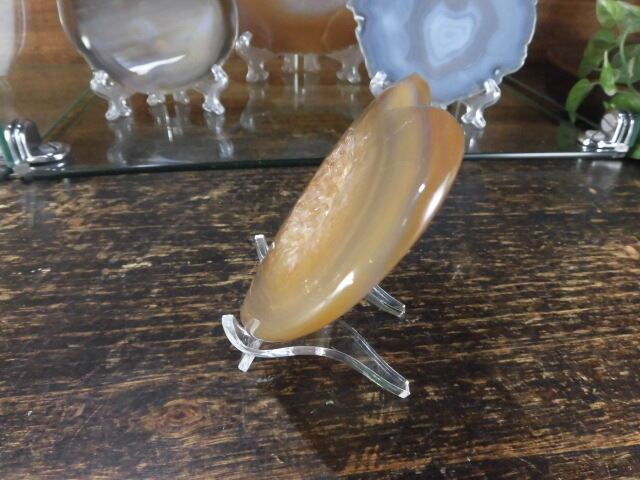 【瑪瑙カービング】　ハート瑪瑙　no.3